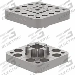 DE-STA-CO Array Tool Plate: MM-T-03, 50 mm L x 50 mm Wd. x 16 mm Ht., ISO 50. Key specifications — attr977790: 4 mm Hex Allen Wrench; attr977779: Aluminum; attr977784: TE-25xxx; attr977795: MM-T-03; attr977786: TE-25; attr977789: ISO 50; attr950663: DE-STA-CO.