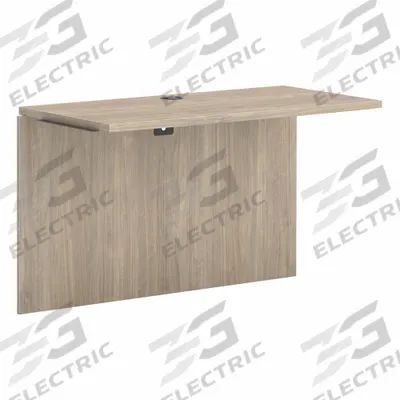 HON Desk Bridge: Walnut, 47 in Overall Wd - Hon 10500 Series