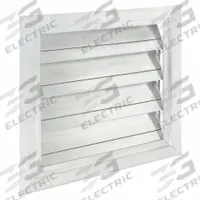 22.75"H-W 4.5"L Aluminum Backdraft Dampr: For 20 in Fan, Single Panel, 22 3/4 in H, 22 3/4 in W (MPN 5NKN5). Key specifications — Airflow Direction: Horizontal; Blade Type: Flat Blade; Brand: DAYTON; Maximum Air Velocity: 2250 fpm; Mounting Position: Vertical.