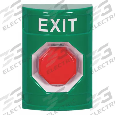 SAFETY TECHNOLOGY INTERNATIONAL Exit Push Button: 4 7/8 in Ht, 3 3/16 in Dp, 3 1/4 in Wd - Push-to-Exit Buttons