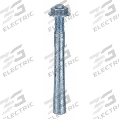 MKT FASTENING Wedge Anchor: 10 in Overall Lg, 7/8 in Dia, 7/8"-9 Thread Size, Steel, Steel - Steel Wedge Anchors