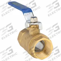 APPROVED VENDOR Manual Two-Way Ball Valve: 1 in, Straight, FNPT x FNPT, 400 psi Max. Pressure (CWP) (MPN 32J031). Key specifications — Brand: APPROVED VENDOR; Handle: Lever.