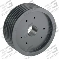 APPROVED VENDOR V-Belt Pulley: C160, 6 Groove, 16.4 in OD, Bushed Bore, F, For C/CX Belt Section (MPN 6C160F). Key specifications — Pulley Industry Number: C160; Pitch Diameter: 16 in (C); For Belt Section (broad, with similar types): C or CX.