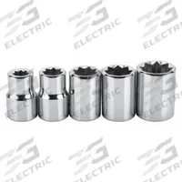 PROTO Socket Set: 3/8 in Drive, 5 Piece, 8-Point, SAE, 1/4 in to 1/2 in (MPN J52109). Key specifications — attr1224269: 3/8 in; attr1204685: Not Tether Capable; attr1204650: 1/4 in to 1/2 in; attr1204673: Socket Bits Not Included; attr1204688: PROTO; attr1206170: Standard Sockets.
