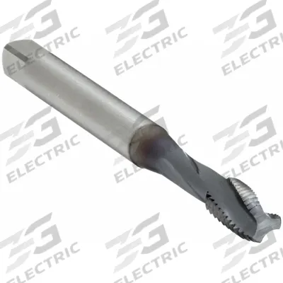 OSG Spiral Flute Tap: #10-24 UNC, H3 / 2B-3B, 3 Flute - Spiral-Flute Taps for Steel & Stainless Steel