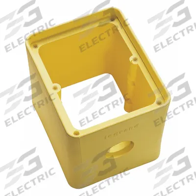 LEGRAND Portable Outlet Box: Portable Outlet Box, 2 Gangs, 3R, Yellow - Portable Power Outlet Boxes