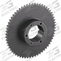 TSUBAKI Sprocket: For 40 Chain, 60 Teeth, 9.554 in Pitch Dia, 9.841 in Outside Dia, Steel (MPN 40Q60). Key specifications — Brand: TSUBAKI; Required Bushing Series: Q1.