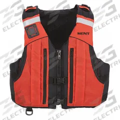 KENT SAFETY Life Jacket: Orange, Level 70, Type III, 15 1/2 lb Buoyancy, SOLAS-Grade Reflective, 3XL (MPN 151400-200-070-23). Key specifications — Color: Orange; Brand: KENT SAFETY; Buoyant Material: Foam; Closure: Belt; USCG Performance Level: Level 70; Style: Life Jacket; Product Type: Personal Flotation Device; Standards: USCG Approved.