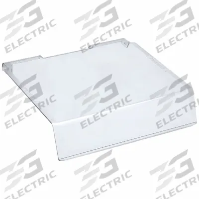 AKRO-MILS Bin Lid: 10 1/2 in x 10 3/4 in, Clear - Hanging & Stacking Bin Lids