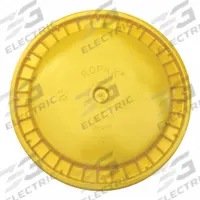 APPROVED VENDOR Pail Lid: Snap-On, 12 1/4 in Overall Dia, Yellow, Plastic, FDA Compliant (MPN ROP2100CVR-SN-Y). Key specifications — attr1265148: Not Rated; attr1188872: APPROVED VENDOR; attr1265149: Not Rated; attr1188855: 49EN70; attr1188854: Plastic; attr1188856: ROP2150Y-M.