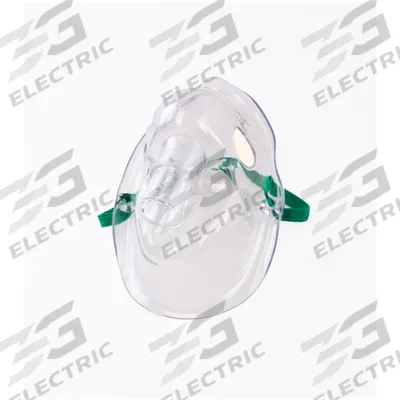 MEDSOURCE Aerosol Mask: 6 lpm Flow Rate - Max, 4 lpm Flow Rate - Min, PVC - Aerosol Masks