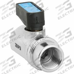 APPROVED VENDOR Manual Two-Way Ball Valve: 1/4 in, Nickel-Plated Brass, Straight, FNPT x FNPT, Wedge (MPN G-MVFP-25F). Key specifications — Brand: APPROVED VENDOR; Handle: Wedge.