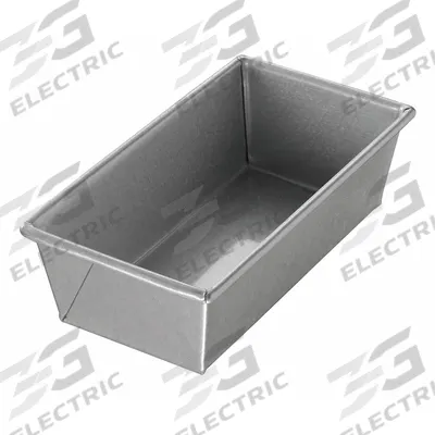 CHICAGO METALLIC Bread Pan: Aluminized Steel, 1 Slots, 5 in Overall Wd, 2 3/4 in Overall Dp - Bread & Loaf Pans