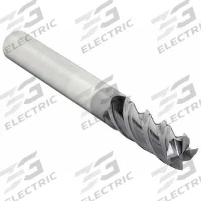 WIDIA HANITA Square End Mill: Carbide, AlTiN Coated, 4 Flute, 1/4" Mill Dia, 3/8" LOC - Fast-Cutting Carbide Square End Mills for Steel & Cast Iron