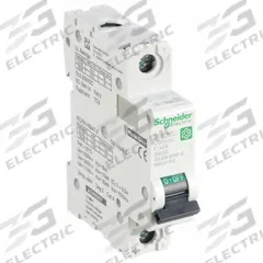 SCHNEIDER IEC Supplementary Protector: 32 A Amps, 250V DC, 5kA at 250V DC, Screw Clamp, C60H-DC, C (MPN M9U21132). Key specifications — Brand: SCHNEIDER; Terminal Connection: Screw Clamp; DC Voltage Rating: 250V DC; Max. AIR Rating: 5kA at 250V DC; Series: C60H-DC; AC Voltage Rating: Not Rated; Curve Type: C.