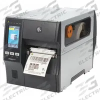 ZEBRA Industrial Printer: ZT400, 4.09 in Max. Print Wd, 14 in/sec, Tear Off Dispensing, Wired (MPN ZT41142-T010000Z). Key specifications — Brand: ZEBRA; Printer Connectivity: USB; Print Speed: 14 in/sec; Dispensing Style: Tear Off; Wire Communication: Wired; Printer Series: ZT400; Screen Type: Color Touch Screen.