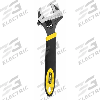STANLEY Adjustable Wrench: Alloy Steel, Black Oxide, 12 in Overall Lg - General Purpose Adjustable Wrenches