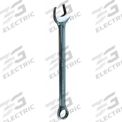 KTI Combination Wrench: Alloy Steel, Chrome, 30 mm Head Size, 15 1/2 in Overall Lg - Metric 12-Point Combination Wrenches