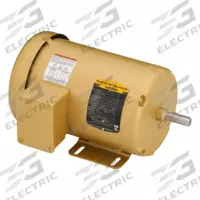 BALDOR General Purpose Motor: Rigid Base Mount, Totally Enclosed Fan Cooled, 1 hp, 208-230/460V AC (MPN EM3556). Key specifications — Brand: BALDOR; Nameplate Voltage @ 60 Hz: 208-230/460V AC; Full Load Current @ 60 Hz: 3.6/1.8 A; Nameplate RPM @ 60 Hz: 1,155 RPM; Motor Enclosure: TEFC.