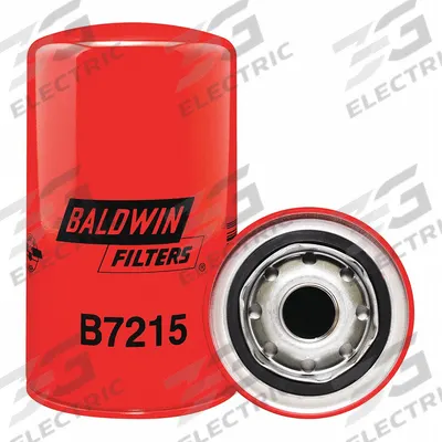 BALDWIN FILTERS Oil Filter: B7215, 1-12 Thread Size, 6 5/8 in Overall Ht - Spin-On Oil Filters