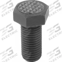 KIPP Hex Head Gripper Screw w/Serrated Pad: Black Oxide Coated Steel Screw, M12 Thread Size (MPN K0386.19122). Key specifications — Hardness: Rockwell C72 to 74; Brand: KIPP.