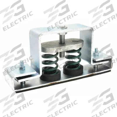 MASON Floor-Mount Vibration Isolator: Spring, 800 lb Capacity, 5 1/8 in Ht, 2 1/2 in Wd - Seismic & Wind Spring-Style Floor-Mount Vibration Isolators