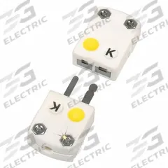 OMEGA Temperature Probe Connectors & Adapters: Jack, For Type K Thermocouple Type, Mini Jack (MPN SHX-K-F). Key specifications — Includes Clamp: No Clamp Included; Includes Write-On Window: No Write-On Window Included; Product Type: Jack; Contact Material: Chromel; Connector Type: Mini Jack; Brand: OMEGA; Color: Yellow; Body Material: Ceramic.