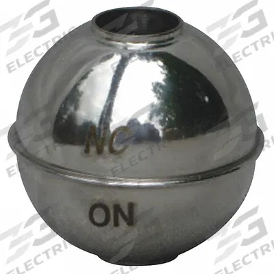 NAUGATUCK Tubed Magnetic Float Ball: Tubed Magnetic Float Ball, 11/32 in - Stainless Steel Through-Tube Magnetic Floats