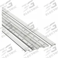 MARKAR Piano Hinge: Aluminum, 7 ft Leaf Ht, 1 5/8 in Leaf Wd, Screw-On (MPN FS102-001-628). Key specifications — Material: Aluminum.