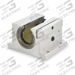 THOMSON Linear Pillow Block Bearing: Single, Self-Aligning, 2 in Inside Dia, TEP 950, FluoroNyliner (MPN FNYBUPBO32ALS). Key specifications — Liner: TEP 950; Material: Aluminum.