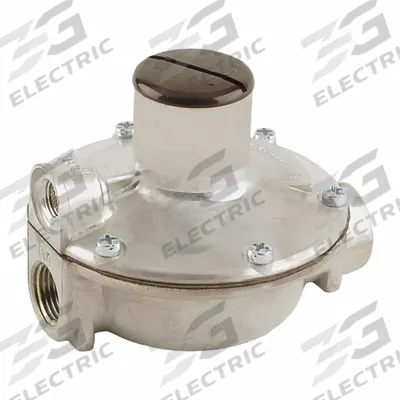 FISHER LPG Pressure Regulator: Lever-Acting Gas, 131,000 BtuH Gas Capacity, Zinc, NPT x NPT - Lever-Acting Gas Pressure Regulators
