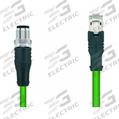 AVENTICS M12 Cable: 6 1/2 mm Dia x 50 1/2 mm L (MPN R412026797) - Solenoid Coil Accessories