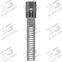 TY-RAP Cable Tie: 6 in Nominal Lg, 2 in Nominal Max. Bundle Dia., 0.29 in Wd, Silver, 10 PK (MPN TYS6-280-10). Key specifications — Brand: TY-RAP; Locking Style: Stainless Steel Barb; Color: Silver.