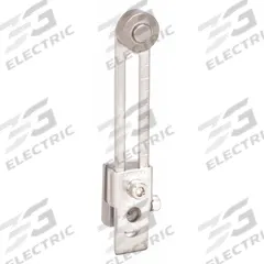 OMRON Limit Switch Lever Arm: Roller Lever, Adj, 4.84 in Arm/Operator Lg - Max (MPN D4AC00). Key specifications — Brand: OMRON; Roller Position: Front; Actuator Style: Rotary Lever Roller.