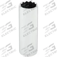 WESTWARD Socket: SAE, 3/8 in Drive Size, 3/4 in Socket Size, 12-Point, Deep, Chrome, Socket (MPN 53YT79). Key specifications — attr1204417: WESTWARD; attr1204392: Chrome.