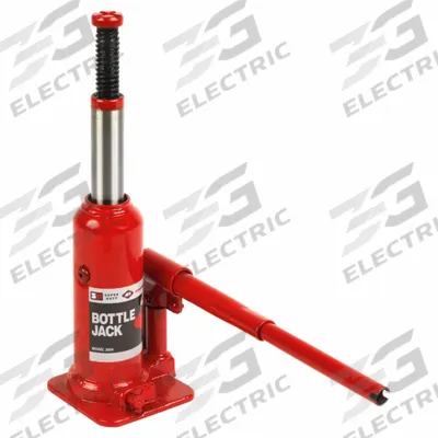 AMERICAN FORGE & FOUNDRY Bottle Jack: Steel, Mechanical, 4 ton Load Capacity - High-Clearance Bottle Jacks
