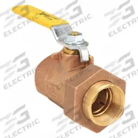 APOLLO Manual Two-Way Ball Valve: 3/8 in, Bronze, Straight, FNPT x FNPT, 600 psi Max. Pressure (CWP) (MPN 7030201). Key specifications — Brand: APOLLO; Handle: Lever.