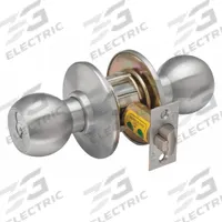 BEST Door Lockset: Privacy Knob Locksets, Chrome, Interchangeable Core (MPN 8K30L4CSTK626). Key specifications — Lockset Style: 8K Round.