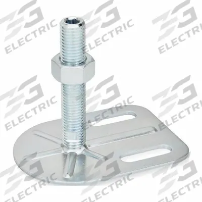 JW WINCO Male-End Leveling Mount: Swiveling Stud, 5/8"-11 Thread Size, 3 3/20 in - Swivel Male Leveling Mounts