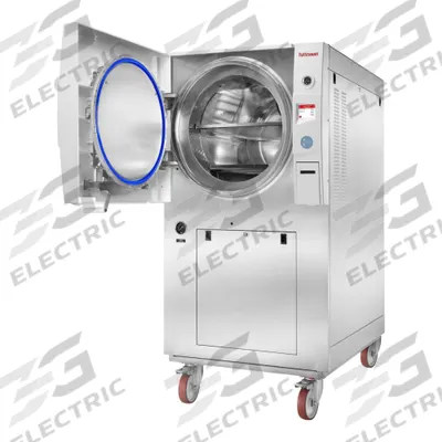 HEIDOLPH Autoclave: 28 L Capacity, 140°C Max Temp, 20 7/8 in Overall Wd, 29 7/8 in Overall Dp - General Purpose Autoclaves