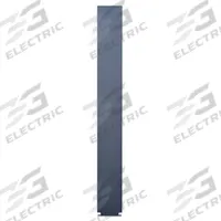 ASI GLOBAL Partition Column: Plastic Polymer, Pebble, Black, 70 in Ht, 7 in Wd, 1 in Thick (MPN 40-9087071-9205). Key specifications — Inner Core Type: High Density Polyethylene; Brand: ASI GLOBAL PARTITIONS; Color: Black; Finish/Texture: Pebble.