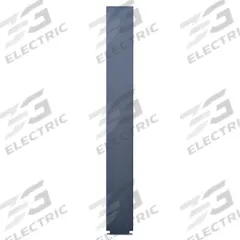 ASI GLOBAL Partition Column: Plastic Polymer, Pebble, Black, 70 in Ht, 7 in Wd, 1 in Thick (MPN 40-9087071-9205). Key specifications — Inner Core Type: High Density Polyethylene; Brand: ASI GLOBAL PARTITIONS; Color: Black; Finish/Texture: Pebble.