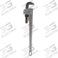 RIDGID Pipe Wrench: Aluminum, 3 in Jaw Capacity, Serrated, 24 in Overall Lg, I-Beam (MPN 31105). Key specifications — attr309808: I-Beam; attr309815: Aluminum; attr324941: RIDGID.