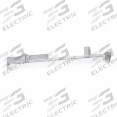 LUMINATION LED Low Bay Fixture: 4 ft Lg, 6,250 lm, 4000K, 8 ft – 15 ft Mounting Ht, 43.5 W, Wide (MPN LUSI4A062V1840VQCSWHTES). Key specifications — Voltage: 120 to 277V AC; LED Replacement For: (2) Lamp LFL; Brand: LUMINATION; Color Temperature: 4000K.