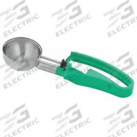 VOLLRATH Disher: 2.8 oz Capacity, Stainless Steel, NSF Certified, 2 1/2 in Bowl Dia, 47393. Key specifications — Manufacturer Part Number: 47393; Material: Stainless Steel; NSF Certified: Yes; Product Type: Squeeze Disher; Scoop Size: #12; Brand: VOLLRATH.