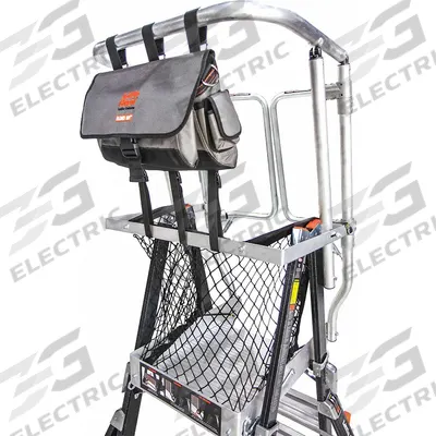LITTLE GIANT Ladder Cage Bag: For Platform Stepladders, Canvas - Containers