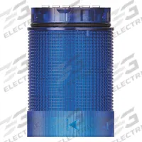 WERMA Tower Light Module: Flashing/Strobe, 24V DC, Blue, 40 mm Overall Dia, 59 mm Overall Ht (MPN 63452055). Key specifications — Brand: WERMA; Compatible with Series: KombiSIGN 40; Lens Color: Blue; Operating Voltage: 24V DC; Manufacturer Part Number: 63452055.