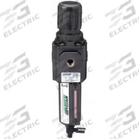 SPEEDAIRE Filter-Regulator: Intermediate Duty Series, 1/4 in NPT, 80 cfm, 40 micron, Manual Drain (MPN 4ZK86). Key specifications — attr109419: SPEEDAIRE; attr109429: Aluminum; attr109463: No; attr109467: Rubber; attr109468: Intermediate Duty.