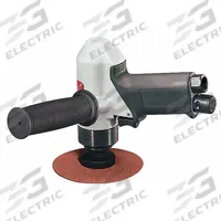 DYNABRADE Air Disc Sander: 4 1/2 in Pad, Threaded Shank, Heavy Duty, 0.7 hp, 30 cfm, Non-Vacuum, NPT (MPN 50320). Key specifications — attr1320237: DYNABRADE; attr1320246: Rear.