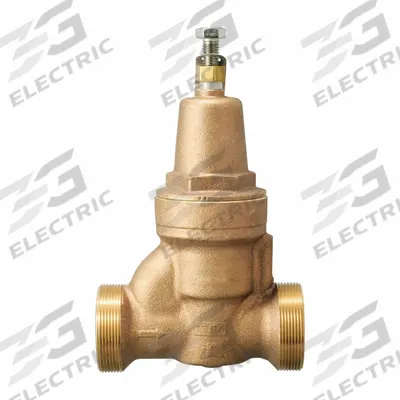 Watts Water Pressure Reducing Valve: NPT x NPT, 1 1/4 in Pipe Size, Brass - Standard Capacity Water Pressure Regulators